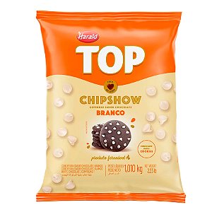 Chocolate em Gotas forneável Chipshow Branco - Top - 1,010kg - 01 uni - Harald - Rizzo