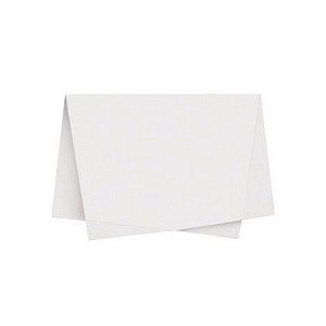 Papel de Seda - 50x70cm - Branco - 10 unidades - Rizzo