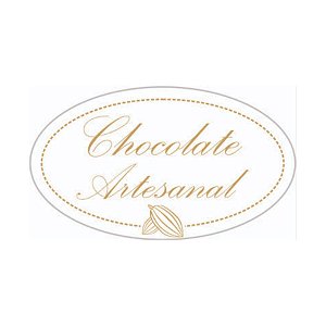 Etiqueta Adesiva Chocolate Artesanal com 100 un. Rizzo