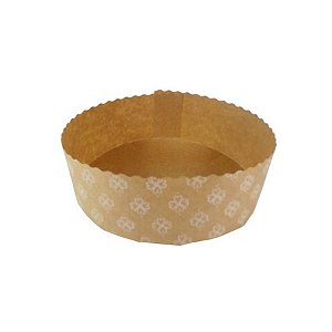 Forma Gallup para Bolo Decorada Kraft 250g com 25 un. Ecopack Rizzo Confeitaria