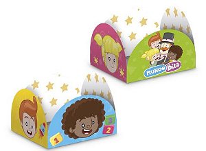 Porta Forminha para Doces Festa Mundo Bita - 50 unidades - Regina - Rizzo Embalagens