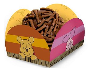Porta Forminha para Doces Festa Pooh e Sua Turma - 40 unidades - Festcolor - Rizzo