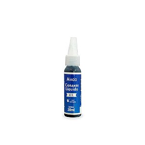 Corante Líquido Azul 20 ml Mago  Confeitaria