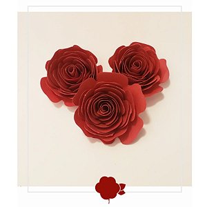 Topo de bolo Rosas PP e borboleta 3D - Tiffany - Amora festa em Papel