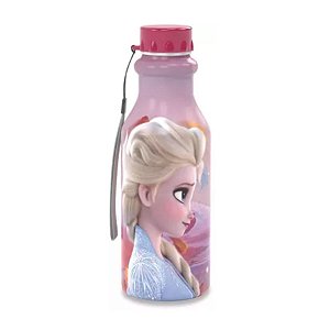 Garrafa Retro Frozen - Rosa - 500ml - Plasútil - Rizzo