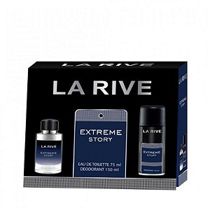 La Rive Kit Extreme Story EDT 75ML + Desodorante 150ML