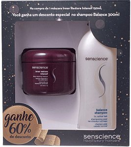 Senscience Kit Balance (Shampoo 300ML + Inner Restore Intensif 150ML)