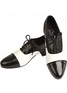 Sapato para Dança de Salão Masculino Bicolor Capezio CJ02V