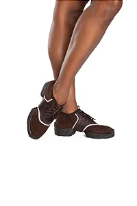 Sneaker para Dança Marrom com Cadarço – Só Dança DK120