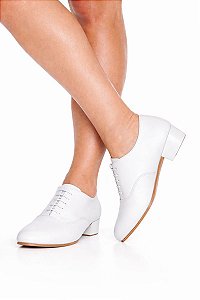 Sapato Masculino para Dança de Salão Branco – Só Dança S100