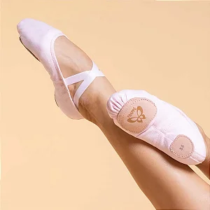 Sapatilha Meia Ponta Frappe Rosa – Evidence 038