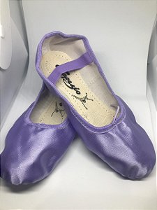 Sapatilha de Ballet Lilás Meia Ponta Spring Shoes Cetim Capezio Ref 15