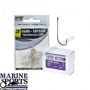 Anzol Marine Sports Crystal 260H 50 Unidades