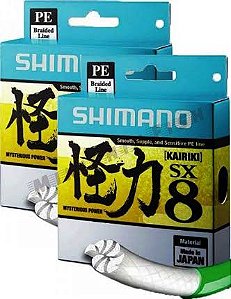 Linha Multifilamento Shimano Kairiki Sx8 150m