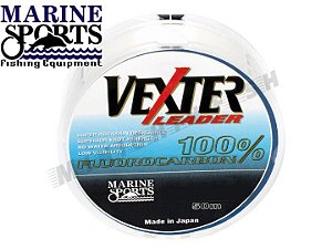 Linha Vexter Leader Fluorcarbon  50m - 042mm - 21lb