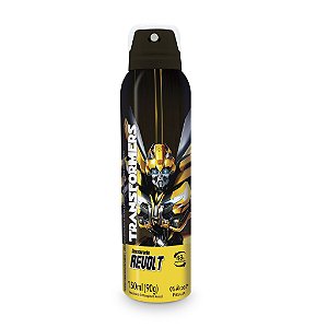 Desodorante aerosol Transformers para axilas Revolt - 150ML