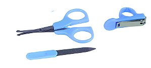 Kit Higiene Para as Unhas PREMIUM-Cor Azul-Babygo
