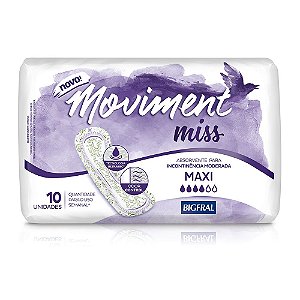 MOVIMENT MISS ABSORVENTE MAXI 10 Unidades