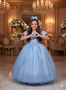 Vestido Marie Longo Heloisa Azul