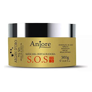 Máscara Argan D'oro SOS Restauradora com Óleo de Argan e Ojon 300gr Anjore