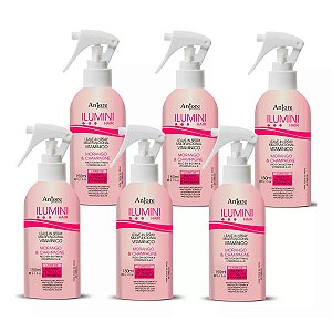 6 Leavein Spray Ilumini Hair 150ml Protetor Térmico Anjore Atacado Biotina E Vitaminas A e E