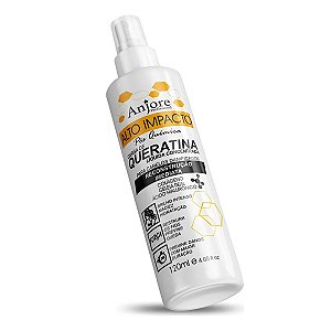Carga de Queratina Líquida Alto Impacto Ácido Hialurônico Geleia Real e Colágeno 120ml Anjore