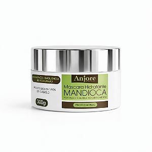 Máscara de Tratamento Mandioca 300gr Anjore Reparação Profunda Nutrição Intensa Rica Vitaminas A e C