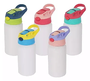 Garrafa Squeeze Infantil Escolar 500ml Personalizada , Temas