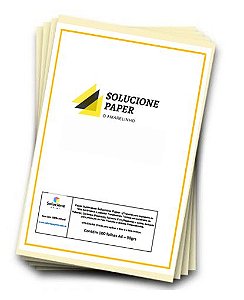 Papel Sublimatico Solucione-Paper A4 90grs c/500 folhas (Tratado-Fundo Amarelo)