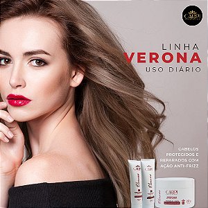 Kit Verona - Hidratação e redução do frizz para cabelos quimicamente danificados