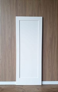 Porta de Madeira Tipo Abrir 1 Painel Primer Branco Goede 80x210cm