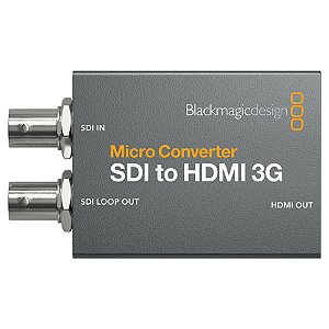 Micro Conversor Blackmagic Design SDI Para HDMI 3G Com Fonte
