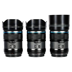 Kit de Lentes Sirui Sniper 23mm, 33mm, 56mm f/1.2 Autofocus Sony E