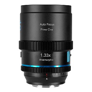 Lente Sirui 40mm T1.8 1.33x S35 AF Anamorphic Sony E Blue Flares