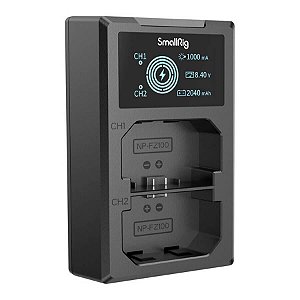 Carregador de Bateria Duplo SmallRig 4087 para NP-FZ100