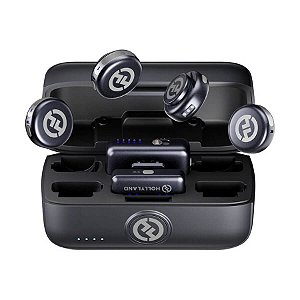 Microfone de Lapela Quadruplo Hollyland LARK M3 Combo 4 Microfones