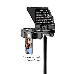 Teleprompter Dobrável Para Smartphone Desview T5 de 11”