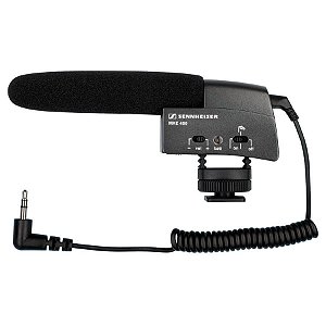Microfone Shotgun Para Câmeras Sennheiser MKE 400