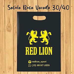 250 sacola boca vazada personalizada 30/40