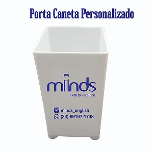 50 porta caneta personalizado
