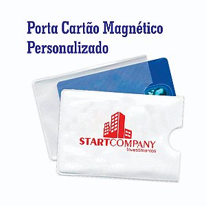 1000 porta cartão magnético personalizado