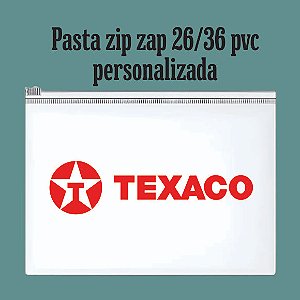 100 pasta zip zap pvc personalizada 26/36