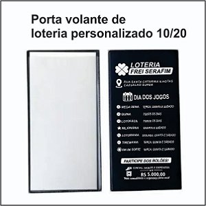 1000 porta volante de loteria personalizado