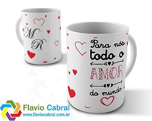 Caneca Namorados Iniciais