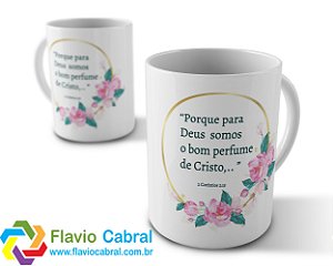 Caneca Para Batizado - Arte Azul