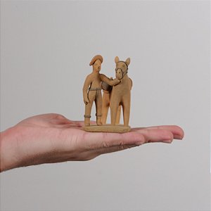 Miniatura "Cavalo com sacos de farinha"