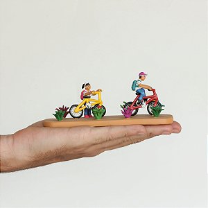 Miniatura "Ir a Escola de Bicicleta" por Socorro Rodrigues