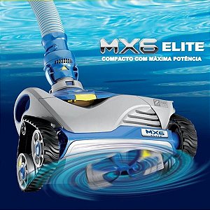 Robô Aspirador de Limpeza Piscina Hidráulico MX6 Elite