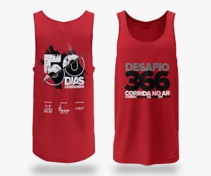 PRÉ VENDA CAMISETA DESAFIO 366 DIAS CORRIDA NO AR REGATA - 50 DIAS -  ENVIOS A PARTIR DE 20/04