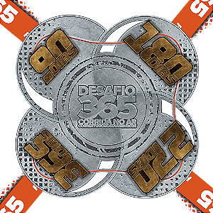 COMBO 4 MEDALHAS DESAFIO 365
